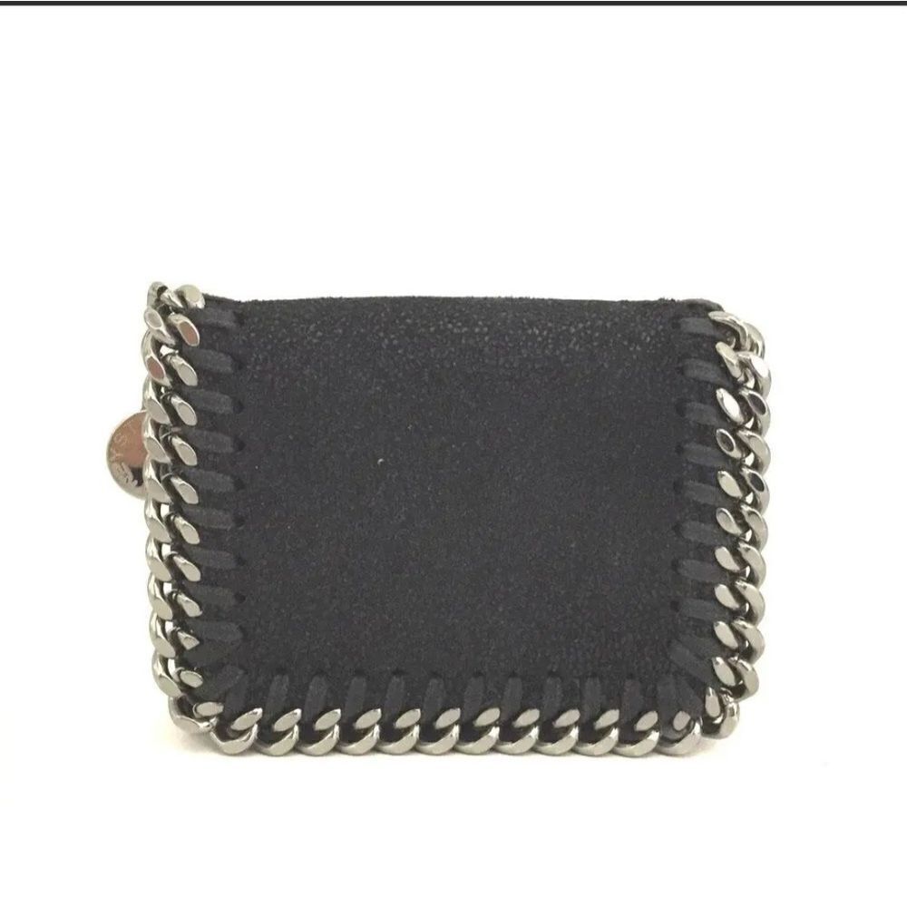 Authentic Stella McCartney Falabella Suede Trifold Wallet/1F6909